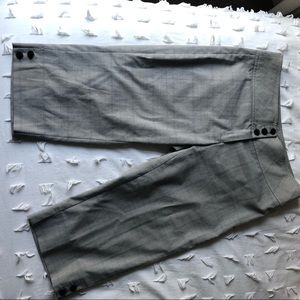 WHBM | Grey & Black Capri Pant Trouser